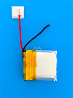 Аккумулятор 3.7v 250mAh 2pin 2 провода 802020 Li-Pol универсальная аккумуляторная батарея 8x20х20 - фото 200325