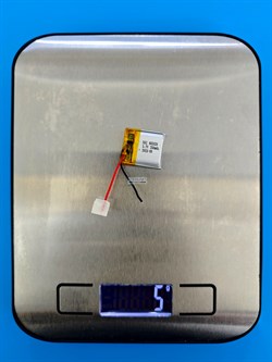 Аккумулятор 3.7v 250mAh 2pin 2 провода 802020 Li-Pol универсальная аккумуляторная батарея 8x20х20 - фото 200330