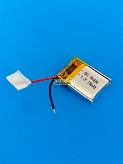 Аккумулятор 3.7v 150mAh 2pin 2 провода 601520 Li-Pol универсальная аккумуляторная батарея 6x15х20 - фото 200457