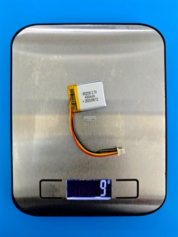 Аккумулятор 3.7v 400mAh 3pin 3 провода + разъем (фишка) коннектор 602530 Li-Pol универсальная аккумуляторная батарея 6x25x30 - фото 200542