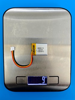Аккумулятор 3.7v 400mAh 3pin 3 провода + разъем (фишка) коннектор 602530 Li-Pol универсальная аккумуляторная батарея 6x25x30 - фото 200572