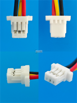 Аккумулятор 3.7v 400mAh 3pin 3 провода + разъем (фишка) коннектор 602530 Li-Pol универсальная аккумуляторная батарея 6x25x30 - фото 200602