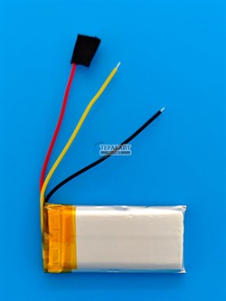 Аккумулятор 3.7v 550mAh 3pin 3 провода 602040 Li-Pol универсальная аккумуляторная батарея 6x20х40 - фото 201320