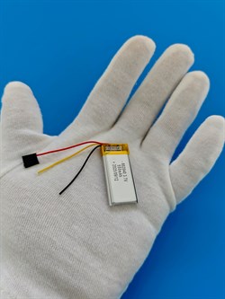 Аккумулятор 3.7v 550mAh 3pin 3 провода 602040 Li-Pol универсальная аккумуляторная батарея 6x20х40 - фото 201325