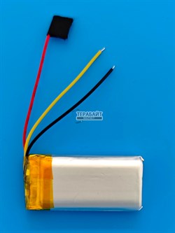 Аккумулятор 3.7v 650mAh 3pin 3 провода 802040 Li-Pol универсальная аккумуляторная батарея 8x20х40 - фото 201338