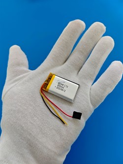 Аккумулятор 3.7v 600mAh 3pin 3 провода 502540 Li-Pol универсальная аккумуляторная батарея 5x25х40 - фото 201393