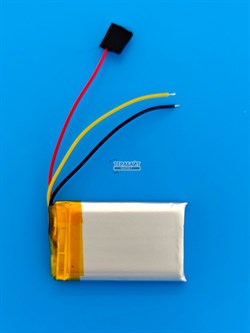 Аккумулятор 3.7v 650mAh 3pin 3 провода 602540 Li-Pol универсальная аккумуляторная батарея 6x25х40 - фото 201413
