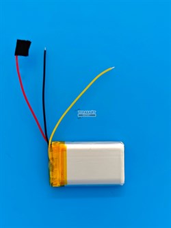 Аккумулятор 3.7v 800mAh 3pin 3 провода 802540 Li-Pol универсальная аккумуляторная батарея 8x25х40 - фото 201432
