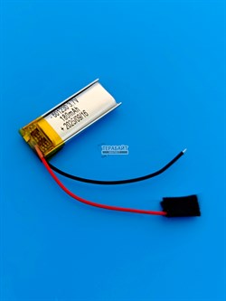 Аккумулятор 3.7v 180mAh 2pin 2 провода 601230 Li-Pol универсальная аккумуляторная батарея 6x12х30 - фото 201452