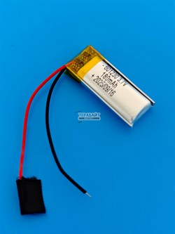 Аккумулятор 3.7v 180mAh 2pin 2 провода 601230 Li-Pol универсальная аккумуляторная батарея 6x12х30 - фото 201455