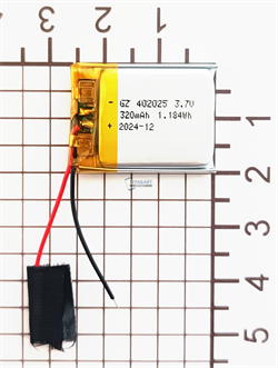 Аккумулятор 3.7v 320mAh 4x20x25 / 402025 - фото 202758