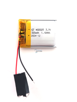 Аккумулятор 3.7v 320mAh 4x20x25 / 402025 - фото 202760