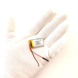 Аккумулятор 400mAh универсальный 2 провода 3.7v 7x20x30 Li-Pol батарея 702030 072030 - фото 202827