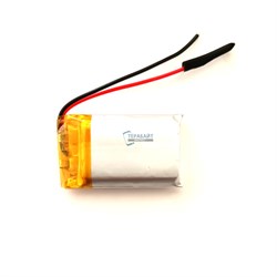 Аккумулятор 400mAh универсальный 2 провода 3.7v 7x20x30 Li-Pol батарея 702030 072030 - фото 202829