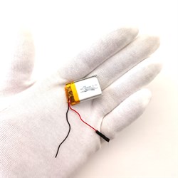 Аккумулятор 335mAh универсальный 2 провода 3.7v 5x20x30 Li-Pol батарея 502030 052030 - фото 202839