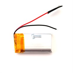 Аккумулятор 500mAh универсальный 2 провода 3.7v 7x20x35 Li-Pol батарея 702035 072035 - фото 202861