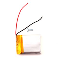 Аккумулятор универсальный 2 провода 3.7v 350mAh 5x25x30 Li-Pol батарея 502530 052530 - фото 202896