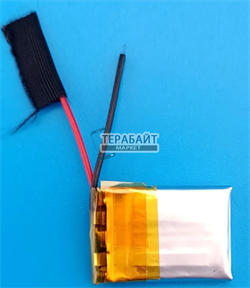 Аккумулятор 401520 2 провода 3.7v 80mAh Li-Pol батарея с платой универсальная - фото 203035