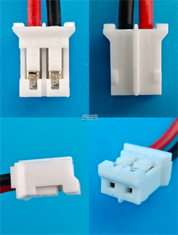 Аккумулятор 3.7v 2000mAh 2pin 2 провода + разъем (фишка) коннектор 103450 Li-Pol универсальная аккумуляторная батарея 10x34x50 - фото 203864