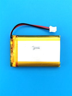 Аккумулятор 3.7v 2000mAh 2pin 2 провода + разъем (фишка) коннектор 103450 Li-Pol универсальная аккумуляторная батарея 10x34x50 - фото 203872