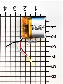 Аккумулятор 3.8v 500mAh 3pin 3 провода 112222 Li-Pol универсальная аккумуляторная батарея 11x22x22 - фото 203913