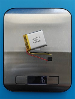 Аккумулятор 3.7v 900mAh 3pin 3 провода 603540 Li-Pol универсальная аккумуляторная батарея 6x35x40 - фото 203947