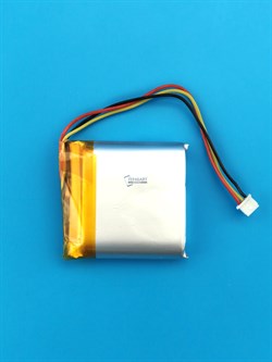 Аккумулятор 3.7v 1300mAh 3pin 3 провода + разъем (фишка) коннектор 903535 Li-Pol универсальная аккумуляторная батарея 9x35x35 - фото 204005