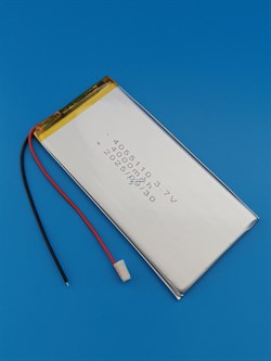 Аккумулятор 3.7v 4000mAh 2pin 2 провода 4055110 Li-Pol универсальная аккумуляторная батарея 4x55x110 - фото 204022