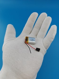 Аккумулятор 3.7v 350mAh 2pin 2 провода 802025 Li-Pol универсальная аккумуляторная батарея 8х20x25 - фото 204093