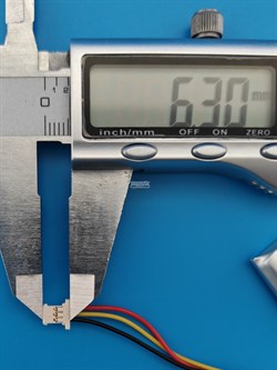 Аккумулятор 3.7v 200mAh 3pin 3 провода + разъем (фишка) коннектор 402030 Li-Pol универсальная аккумуляторная батарея 4x20x30 - фото 204167