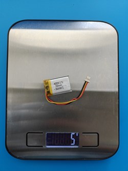 Аккумулятор 3.7v 200mAh 3pin 3 провода + разъем (фишка) коннектор 402030 Li-Pol универсальная аккумуляторная батарея 4x20x30 - фото 204177
