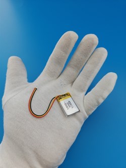 Аккумулятор 3.7v 200mAh 3pin 3 провода + разъем (фишка) коннектор 402030 Li-Pol универсальная аккумуляторная батарея 4x20x30 - фото 204209