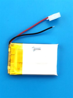 Аккумулятор 3.7v 200mAh 2pin 2 провода 402030 Li-Pol универсальная аккумуляторная батарея 4х20х30 - фото 204233