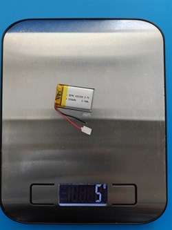 Аккумулятор 3.7v 200mAh 2pin 2 провода 402030 Li-Pol универсальная аккумуляторная батарея 4х20х30 - фото 204234