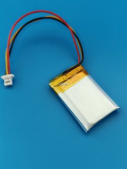 Аккумулятор 3.7v 250mAh 3pin 3 провода + разъем (фишка) коннектор 502030 Li-Pol универсальная аккумуляторная батарея 5x20x30 - фото 204303