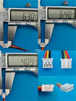 Аккумулятор 3.7v 300mAh 3pin 3 провода + разъем (фишка) коннектор 602030 Li-Pol универсальная аккумуляторная батарея 6x20x30 - фото 204327