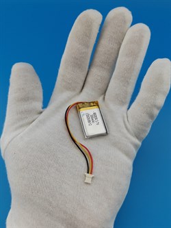 Аккумулятор 3.7v 300mAh 3pin 3 провода + разъем (фишка) коннектор 602030 Li-Pol универсальная аккумуляторная батарея 6x20x30 - фото 204361