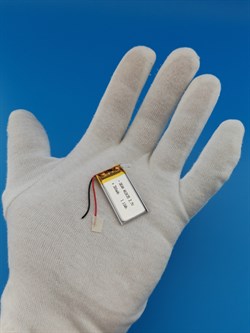 Аккумулятор 3.7v 300mAh 2pin 402035 Li-Pol универсальная аккумуляторная батарея 4x20x35 2 провода - фото 204423
