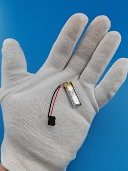 Аккумулятор 3.7v 150mAh 3pin 601030 Li-Pol универсальная аккумуляторная батарея 6x10x30 3 провода - фото 204476