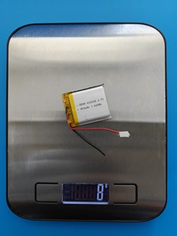 Аккумулятор 3.7v 450mAh 2pin 2 провода 403035 Li-Pol универсальная аккумуляторная батарея 4x30х35 - фото 205251