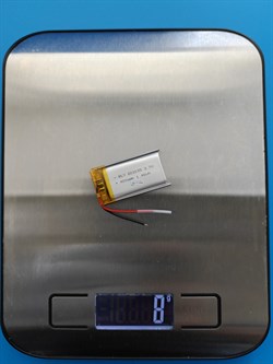 Аккумулятор 3.7v 400mAh 2pin 2 провода 602035 Li-Pol универсальная аккумуляторная батарея 6x20х35 - фото 205320