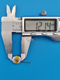 Аккумулятор для беспроводных наушников 1254pf4f / M1254A6 (2шт комплект) 70mAh 3.85v 0.270Wh Li-ion батарейка - фото 205796