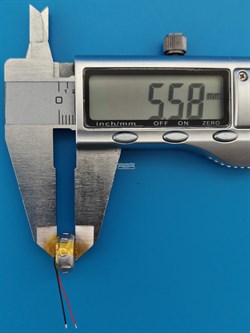 Аккумулятор для беспроводных наушников 1254pf4f / M1254A6 (2шт комплект) 70mAh 3.85v 0.270Wh Li-ion батарейка - фото 205797