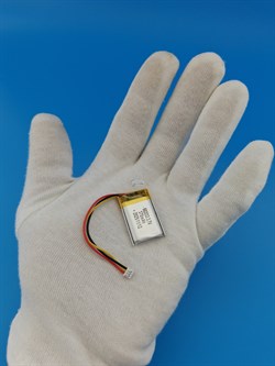 Аккумулятор 3.7v 370mAh 3pin 3 провода + разъем (фишка) коннектор 602033 Li-Pol универсальная аккумуляторная батарея 6x20x33 - фото 206147