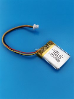 Аккумулятор 3.7v 180mAh 3pin 3 провода + разъем (фишка) коннектор 402025 Li-Pol универсальная аккумуляторная батарея 4x20x25 - фото 206199