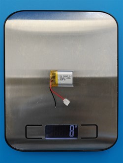 Аккумулятор 3.7v 400mAh 2pin 2 провода 902025 Li-Pol универсальная аккумуляторная батарея 9x20х25 - фото 206248