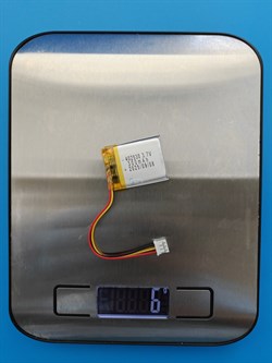 Аккумулятор 3.7v 300mAh 3pin 3 провода + разъем (фишка) коннектор 402530 Li-Pol универсальная аккумуляторная батарея 4x25x30 - фото 206290