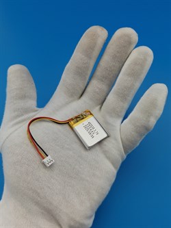 Аккумулятор 3.7v 300mAh 3pin 3 провода + разъем (фишка) коннектор 402530 Li-Pol универсальная аккумуляторная батарея 4x25x30 - фото 206291