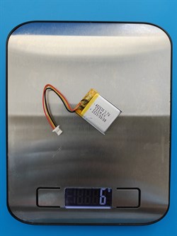 Аккумулятор 3.7v 300mAh 3pin 3 провода + разъем (фишка) коннектор 402530 Li-Pol универсальная аккумуляторная батарея 4x25x30 - фото 206318