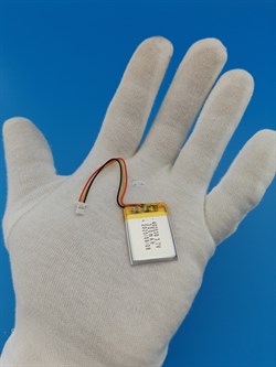 Аккумулятор 3.7v 300mAh 3pin 3 провода + разъем (фишка) коннектор 402530 Li-Pol универсальная аккумуляторная батарея 4x25x30 - фото 206319